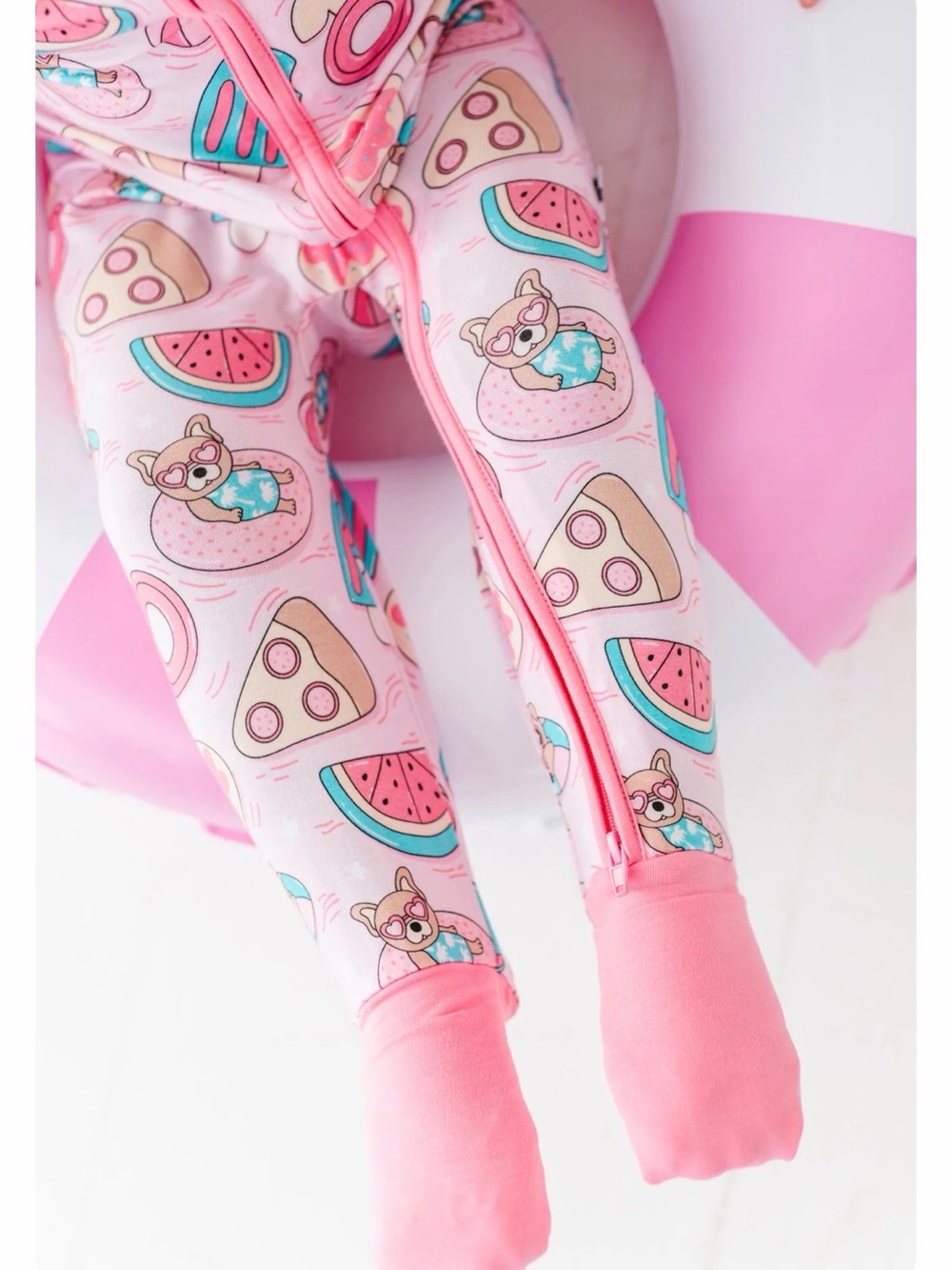KIKI & LULU | Poolside Pawty Bamboo Convertible Zip Romper